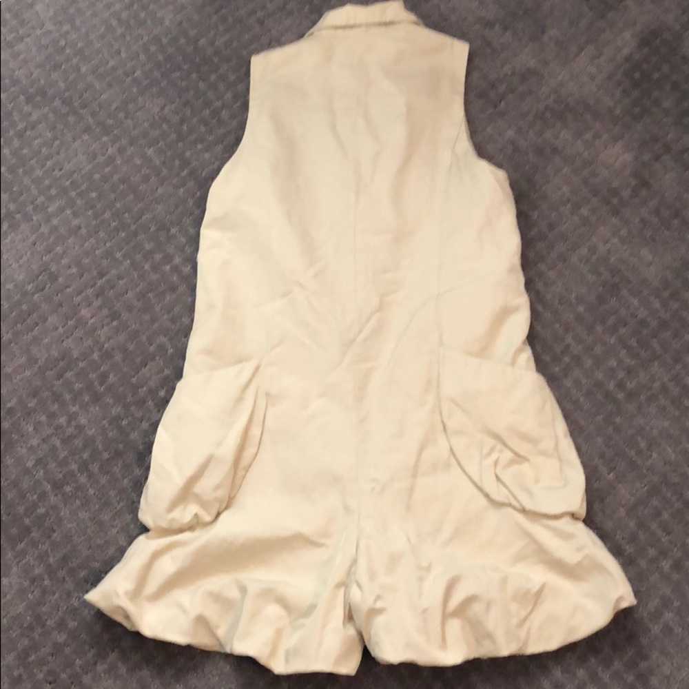 Ryu off white tuxedo romper. - Picture 5 of 5